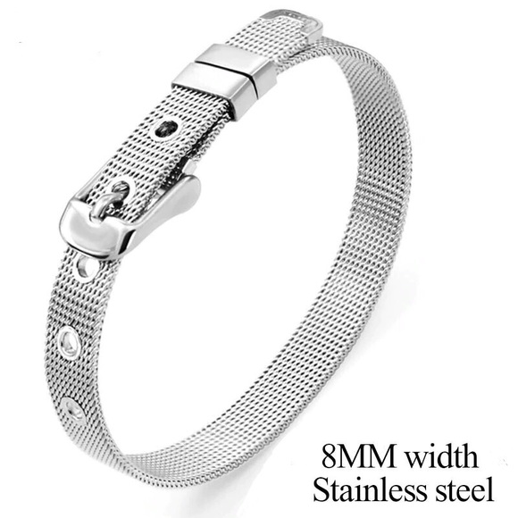 Stainless steel mesh bracelet - Picture 2 of 6